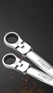 High Quality CR-V Steel Ratchet <b>Socket</b> <b>Torque</b> Wrench <b>Set</b> Chrome Combination Wrench with Metric Measurement System Industrial Use - Product Image 4