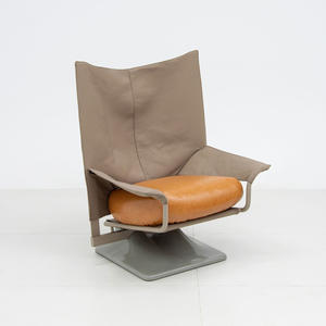 เก้าอี้พักผ่อนสไตล์เรโทรสุดหรูพร้อมฐานยึดติดและพนักพิงทรงถุงถั่วแบบนามธรรม สำหรับบ้าน โรงแรม สำนักงาน ห้องนั่งเล่น จากโรงงานโดยตรง - Product Image 4