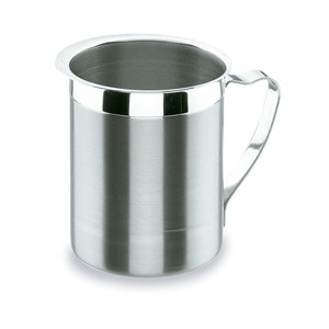 Brocca per acqua in acciaio inossidabile da 16 Oz con manico per uso in cucina - Product Image 1