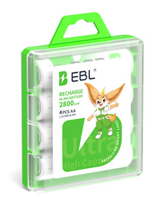 Paquete de Baterías Recargables Ni-MH AA de 2800 mAh y 1.2 Voltios, Nuevas, para Juguetes Eléctricos y Linternas - Product Image 2