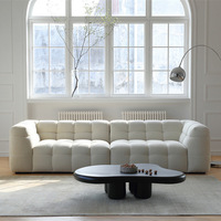Canapé d'angle trois places de luxe moderne de haute qualité, écologique, en tissu doux, couleur personnalisable, pour salon