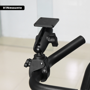 VINmounts Base carrée en aluminium de 1 pouce avec boule en caoutchouc pour support de tablette <span class=keywords><strong>Garmin</strong></span> Zumo/<span class=keywords><strong>TomTom</strong></span> - Product Image 4