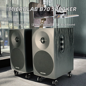 <span class=keywords><strong>ลำโพง</strong></span>ไมโครแล็บแบบตั้งโต๊ะ รุ่นขายดี เสียงคมชัด ตัวเรือนไม้ 2.0 แชนแนล วูฟเฟอร์ 4 นิ้ว ครอสโอเวอร์เสียงแบบสองทาง - Product Image 2