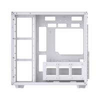 Gabinete Gamer LOVINGCOOL de Nuevo Estilo para PC, Chasis ATX Tipo Cubo de Vidrio Templado con RGB, Cubierta de Torre Mediana para Computadora de Escritorio