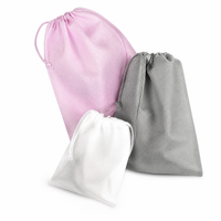 Sac à poussière en coton et lin avec cordon de serrage, logo personnalisé, multicolores, petit, tendance, écologique, réutilisable, pour emballer des bijoux, des cadeaux