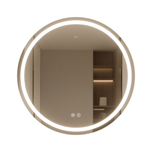 Miroir mural rond moderne de fabrication chinoise pour hôtel et décoration intérieure, 60/70/80 cm, 4 mm d'épaisseur, miroir de salle de bain rond - Product Image 2