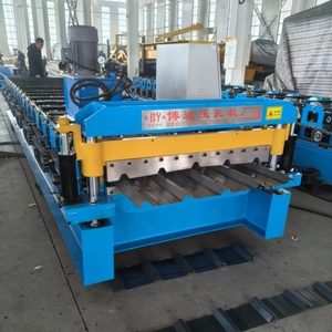 Hoàn toàn tự động kim loại thép kẽm mái ngói cán hình thành ibr tấm lợp Máy làm - Product Image 6