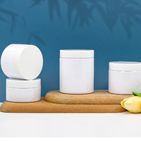 Pots en plastique de 2oz, 6oz, 1 oz, Pot de maquillage avec couvercles blancs et ronds, anti-fuite