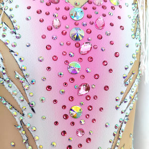 Robe de patinage <span class=keywords><strong>artistique</strong></span> pour filles, Costumes de compétition, justaucorps de gymnastique rythmique <span class=keywords><strong>artistique</strong></span>, vêtements de performance pour femmes - Product Image 4