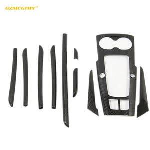 2014-2020 Bande de garniture de porte de panneau de commande central intérieur modifié en Fiber de carbone véritable de haute qualité adaptée à <span class=keywords><strong>Audi</strong></span> <span class=keywords><strong>A3</strong></span> - Product Image 1