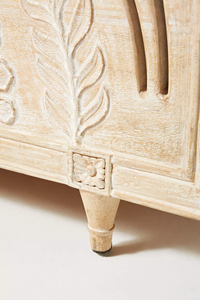 <span class=keywords><strong>Table</strong></span> <span class=keywords><strong>basse</strong></span> en bois sculpté à la main de style campagnard français, pétales sculptés à la main, <span class=keywords><strong>table</strong></span> centrale vintage, bois vieilli blanc - Product Image 6