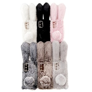 <strong>For</strong> Samsung <strong>Galaxy</strong> S24 Plus <strong>Case</strong> 3D Bunny Ears Fuzzy Winter Warm Phone Cover - Product Image 6