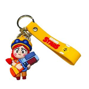 Vente en gros Pendentif de poupée de dessin animé créatif transfrontalier en plastique Porte-clés accessoire pour voitures Idée cadeau pour les fans d'anime - Product Image 5