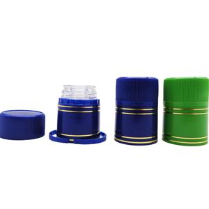 Tapa plástica colorida a prueba de manipulaciones de 33*47mm para botellas de whisky, tapa de botella de vodka de plástico Guala de Color rojo - Product Image 6