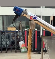 Équipement de transport à spirale en acier inoxydable à haute efficacité pour la céréale, la balle de riz et le sable fin, prix usine Henan