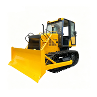 Bulldozer à chenilles compact haute performance de 10 tonnes, 110 CV, hydraulique, directement de l'usine