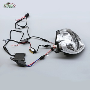 KOLMIO-LAM adapté pour 2004 - <span class=keywords><strong>2010</strong></span> YAMAHA <span class=keywords><strong>FZ6</strong></span> FZ6N FZ600 phare assemblage moto accessoires lampe phare - Product Image 5