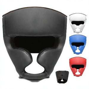 Custom Boxing Head Guard MMA Headgear Genuine <b>Leather</b> Protective Training Head Guard OEM Manufacturer - Product Image 1