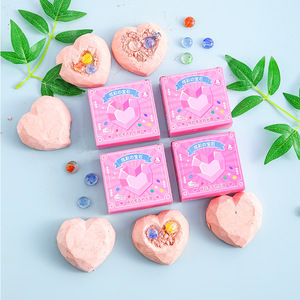 Juguete de excavación de piedras preciosas en forma de corazón, kit de excavación de arcilla de 7x7cm para niños, exploración de la naturaleza, caza de tesoros fósiles DIY - Product Image 3