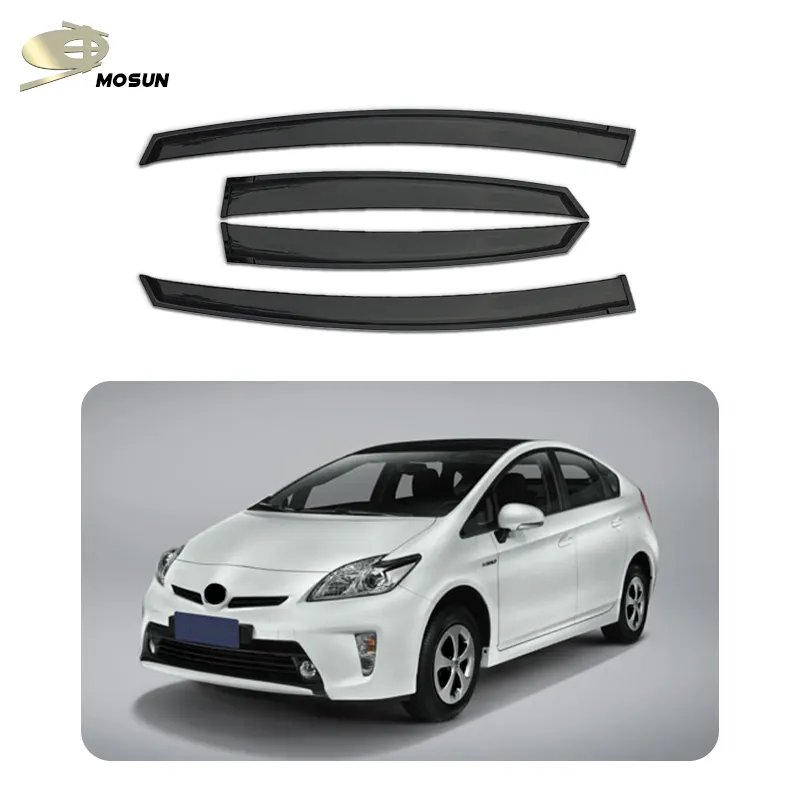 Mosun оконный козырек для TOYOTA PRIUS XW30 2009-2015 ZVW30 ZVW35 Авто вентиляционный козырек погоду отражающая пластина для защиты от ветра и дождя гвардии