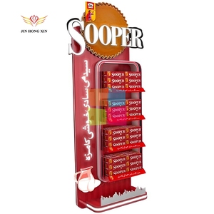 Bán lẻ điện thoại di động thức ăn nhanh Snack kiosk với cửa hàng thiết kế đồ uống hiển thị trường hợp cà phê truy cập nước trái cây đứng bảng để bán - Product Image 3