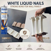 Colle adhésive transparente avancée à séchage rapide, sans clous, forte, 300 ml, colle liquide pour ongles
