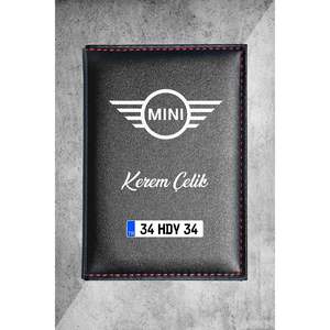Porta Licencias Personalizado de Cuero con Logotipo Mini John Cooper Works - Product Image 1
