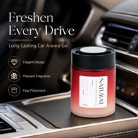 Gel Parfumé Premium pour Voiture 180g – Désodorisant Solide Éliminateur d'Odeurs – Parfum Longue Durée – Sans Électricité Requise