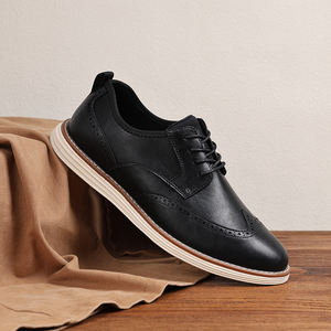 รองเท้าเดรสสำหรับผู้ชาย ไซส์ 38-46 รองเท้าอ็อกซ์ฟอร์ดแบบสวม รองเท้าโลฟเฟอร์แบบมีพู่สำหรับผู้ชาย รองเท้าอ็อกซ์ฟอร์ดสำหรับผู้ชาย - Product Image 2