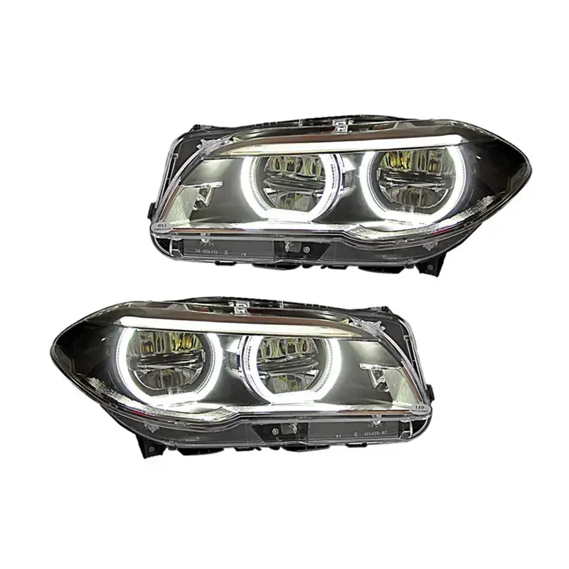 SJC Parte Do Carro Plug And Play Peças Automotivas LED Farol Para BMW Série 5 F10 F18 2011-2017 Montagem de Luzes de Cabeça