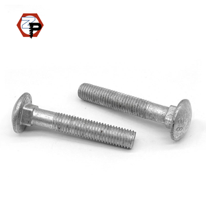 DIN603 Carbon Steel HDG Hot Dip Galvanized Truss Round Head Square Neck Carriage Screw <strong>Coach</strong> <strong>Bolt</strong> M5 M6 M8 <strong>M10</strong> M12 - Product Image 6