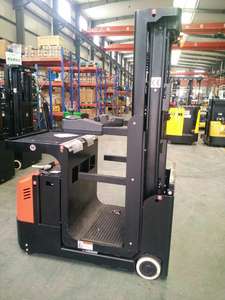 รถยกไฟฟ้า EVERLIFT JX1 สำหรับหยิบสินค้า รับน้ำหนัก 500 กก. ยกสูง 3.2-4.8 ม. พร้อมแท่นสำหรับคนทำงาน ใช้ในทางเดินแคบ วัสดุเหล็ก/อลูมิเนียม สำหรับคลังสินค้า - Product Image 4