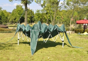 Tente d'exposition pliable à quatre coins de 3x3 mètres, fabriquée par OEM, pour l'extérieur, pare-soleil, loisirs en plein air, plage, pique-nique, salon professionnel - Product Image 6