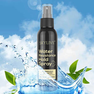 Nouveau produit : Traitement capillaire anti-chute végétalien bio, poudre de fibres capillaires naturelles, spray fixateur de fibres résistant à l'eau Ally-barber - Product Image 2