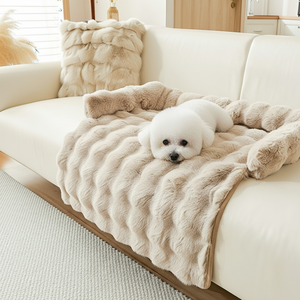 Cama de Invierno para Perros y Gatos de Lana de Conejo Personalizada 2026, Alfombra para Mascotas Gruesa y Antideslizante para Perros y Gatos - Product Image 1