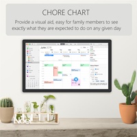 Calendario Digital con Pantalla Táctil de 15-43 Pulgadas y Planificador de Pared, Pizarra Inteligente para Organización de Tareas y Horarios de Trabajo