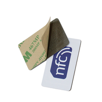 40*25mm Imperméable à l'eau Personnaliser Impression 13.56MHz NTAG 213 Passive Anti Metal RFID NFC Sticker Tag Etiquette auto-adhésive