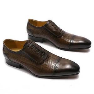 รองเท้าผู้ชายแบบสวม น้ำหนักเบา กันลื่น ระบายอากาศดี เหมาะสำหรับงานปาร์ตี้ ฤดูใบไม้ร่วง หัวแหลม - Product Image 3