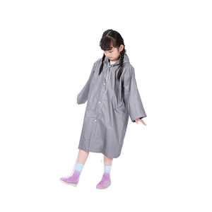 OEM Accepted Children's Fashion <strong>Raincoat</strong> For Hiking Waterproof Material Lightweight Design - Product Image 4