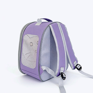 Sac à dos transparent portable pour animaux de compagnie avec bulle en forme de visage de chat, pour petits chats et chiens, sac de voyage - Product Image 5