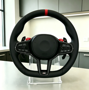 Volant personnalisable en couleur et matériau pour <span class=keywords><strong>BMW</strong></span> Série I3 I4 X3 X4 X5 X6 X7 <span class=keywords><strong>XM</strong></span> M2 M3 M4 M5 M8 M240i G20 G80 G82 G42 G29 F90 - Product Image 4