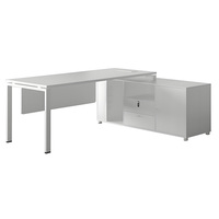 Bureaux informatiques modernes en bois pour bureau, table de direction, de petit cadre ou de PDG, mobilier de bureau, personnalisation en usine, vente en gros
