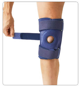 Genouillère de protection professionnelle réglable pour l'escalade, avec soutien rotulien, respirante, légère et fermeture à cordon de serrage - Product Image 3