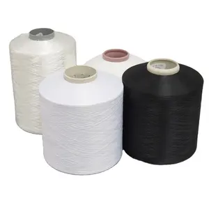 Fujian Sinrylion Twisted FDY pet yarn hilo poliester 150d48f 150d polyester thread yarn coil for label machine