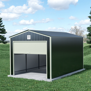 Cobertizo Metálico Moderno para Ganado de 4.26x6m (14x20 pies) con Puerta Enrollable y Garantía para Granjas y Gallineros, Marca OEM - Product Image 1