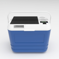 Multifunctionele 20L draagbare auto koel- en warmtebox, dikke isolatie, Bluetooth speaker, USB-uitgang, compatibel met zonnepaneel