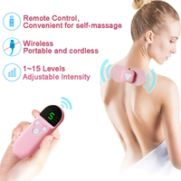 Mini masseur, patch de massage, vibration électrique, stimulateur à micro-courant, télécommande sans fil, produit de beauté pour les personnes fatiguées