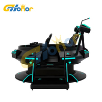 Simulateur de jeu de réalité virtuelle VR Magic UFO G-HONOR GH-VR012 pour 5 places, machine de vol rotative à 720°