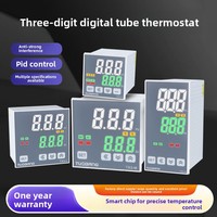 Termostato Inteligente TX3 con Pantalla LED HD, Plástico, OEM, PID, Salida de Relé/Estado Sólido Tipo K/E/PT/CU, Controlador de Temperatura con Alarma
