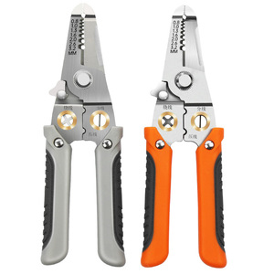 Luwei 7 Inch Multifunctional Wire Stripper Crimper Pliers For Electrician Use With Wire Size <b>16</b> <b>Awg</b> And Front Entry Design - Product Image 1